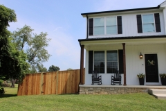Wood privacy fence in Jarrettsville, MD