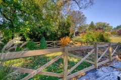 Excel Fence installed around a garden in Fallston, MD