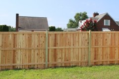 Privacy fence installed by Excel Fencing and Decking