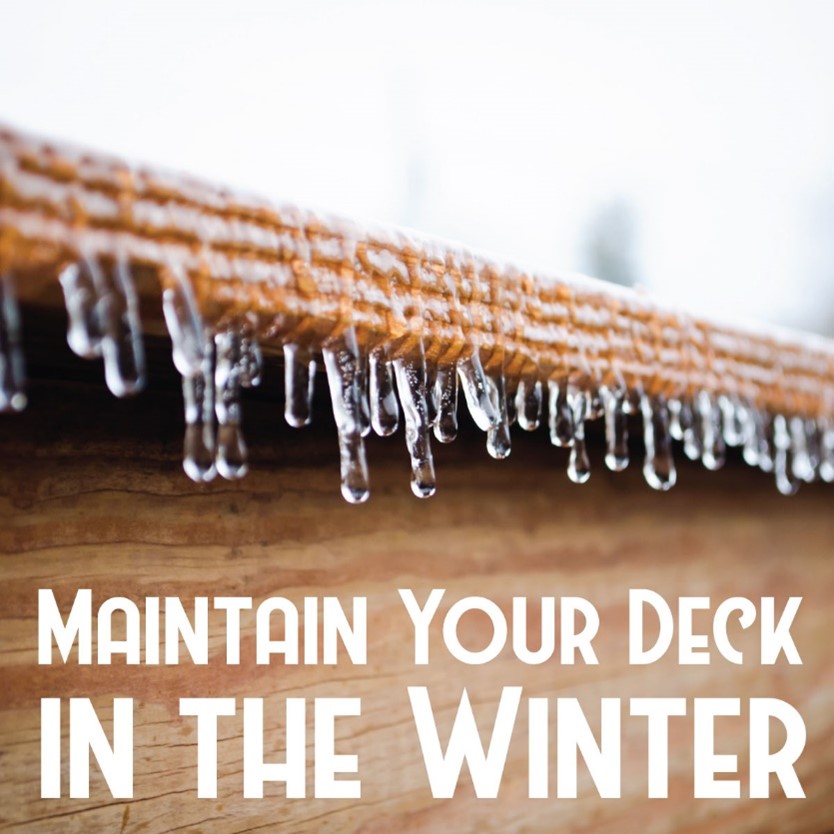 winter deck maintenance
