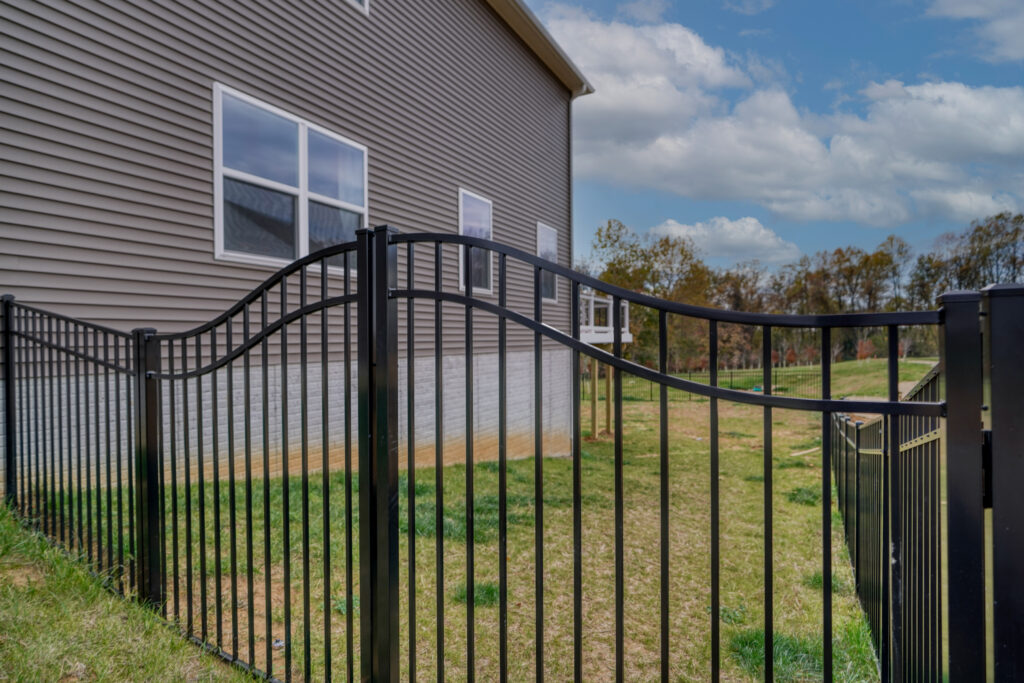 Arched Aluminum Fence Gate
