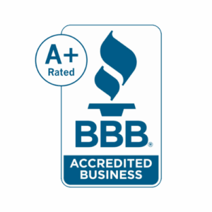 BBB Accredited Business logo with A+ Rating