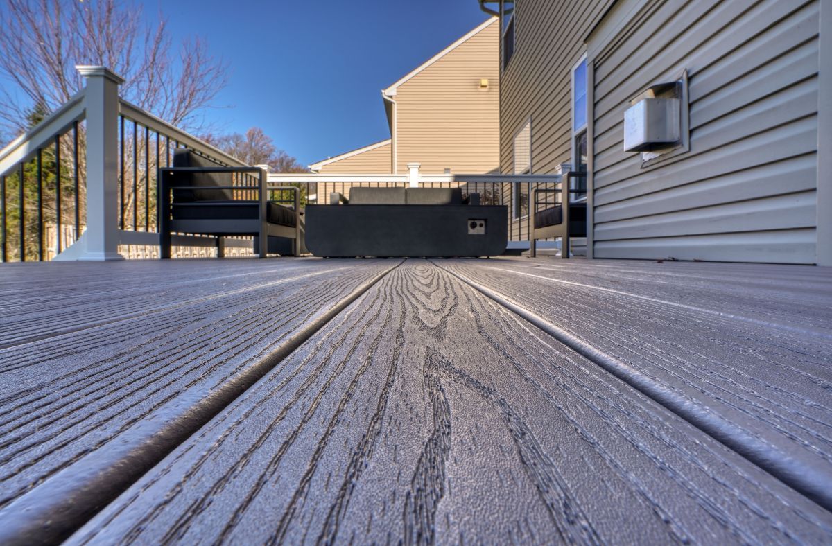 Trex Low-Maintenance Deck grain
