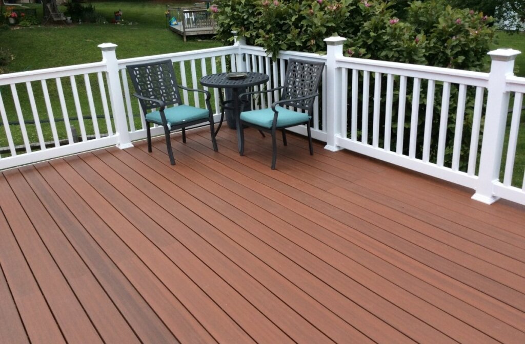 fiberon deck completed in Joppa Maryland