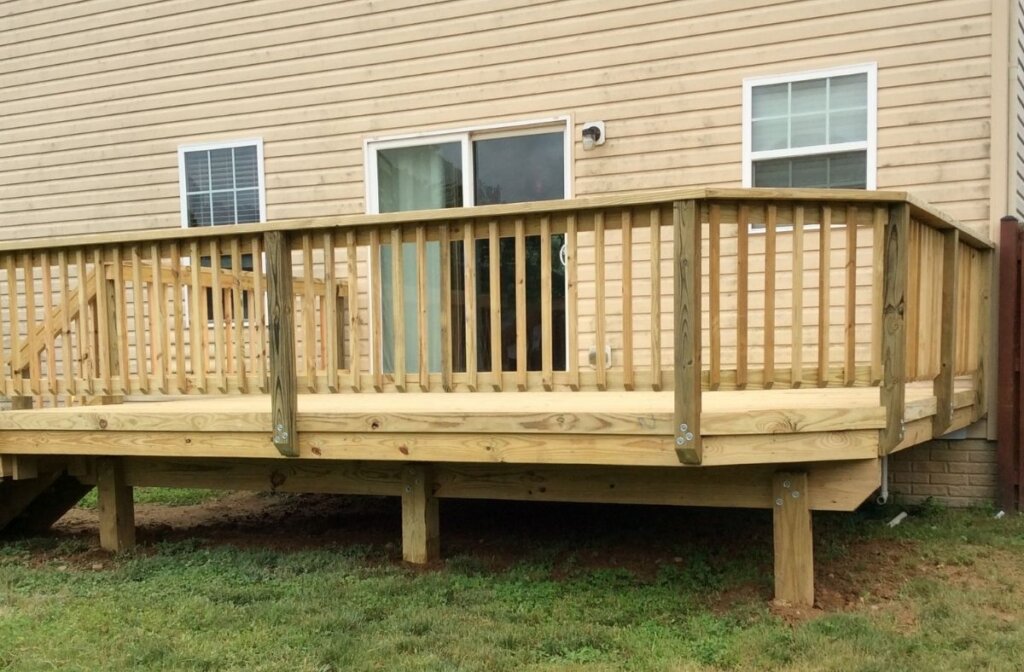 wood deck by excel