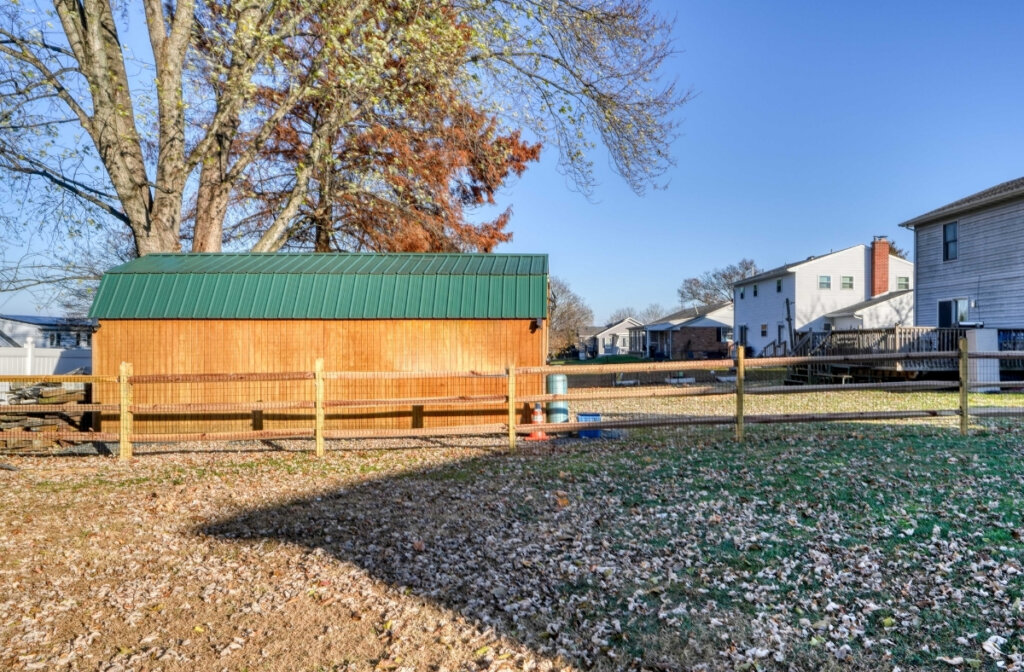 wood split rail fence in Cecil County