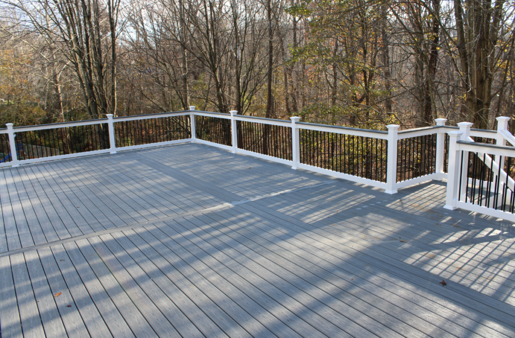 Gray deck fiberon material