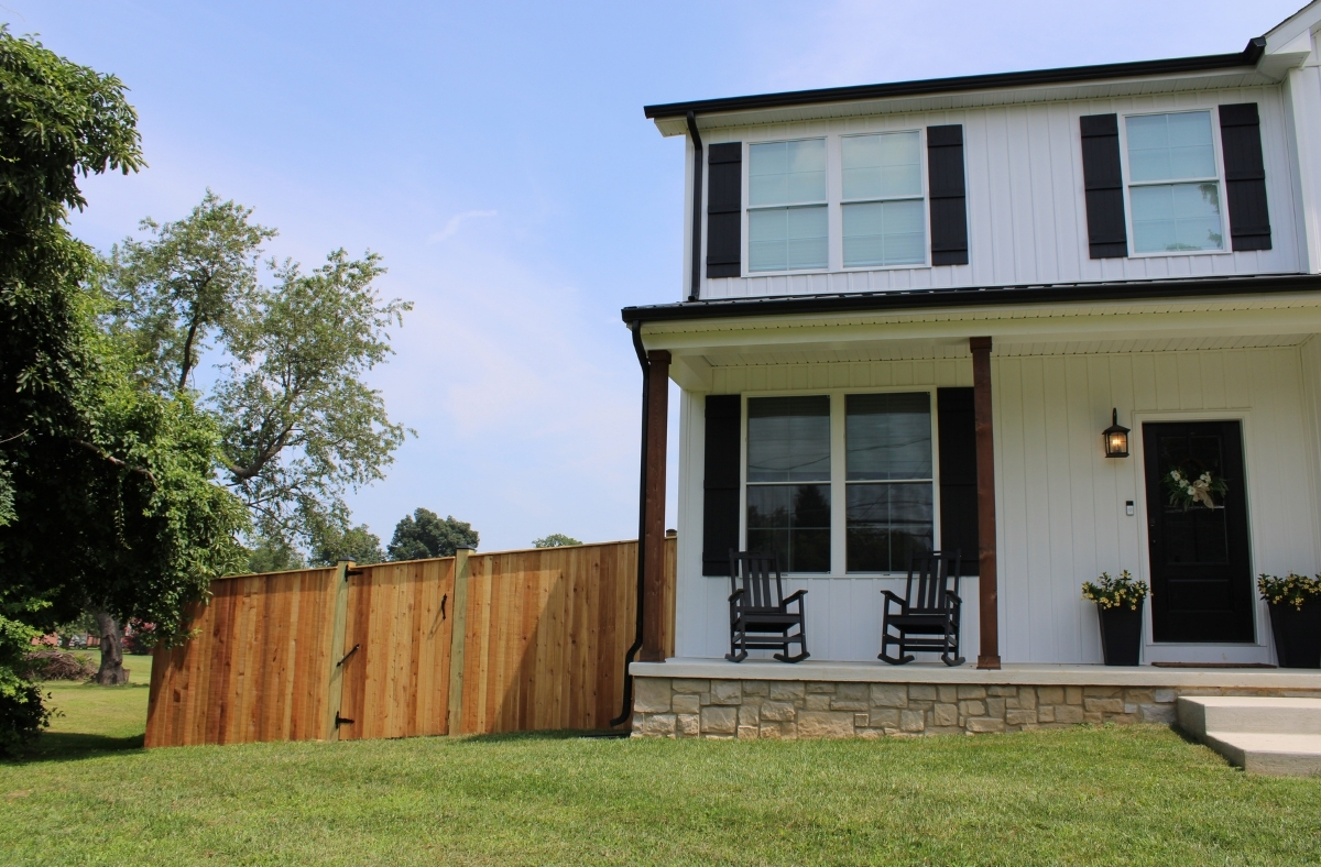 privacy fence installed in Jarrettsville