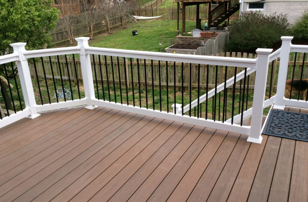 russet dune brown composite deck